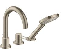 Hansgrohe AXOR Uno miscelatore bordo vasca monocomando 3 fori, maniglia, scarico