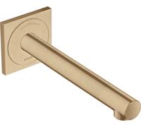 hansgrohe AXOR Uno mitigeur de lavabo électronique encastré, montage mural 220, saillie 225mm, 45111140, 45111140, Colorazione: Bronzo spazzolato