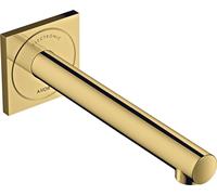 hansgrohe AXOR Uno mitigeur de lavabo électronique encastré, montage mural 220, saillie 225mm, 45111990, 45111990, Colorazione: Ottica in oro lucido