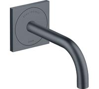 hansgrohe AXOR Uno Mitigeur de lavabo, électronique, encastré, saillie 165mm, alimentation secteur, 38119340, 38119340, Colorazione: Cromo nero spazzolato