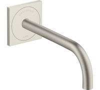 hansgrohe AXOR Uno Mitigeur de lavabo, électronique, encastré, saillie 225mm, alimentation secteur, 38120800, 38120800, Colorazione: aspetto in acciaio inox