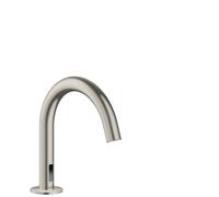 hansgrohe AXOR Uno mitigeur de lavabo électronique, projection 147mm, 38010800, 38010800, Colorazione: Ottica in acciaio inossidabile