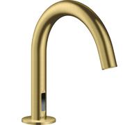 hansgrohe AXOR Uno mitigeur de lavabo électronique, projection 147mm, 38010950, 38010950, Colorazione: Ottone spazzolato