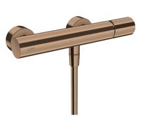 hansgrohe AXOR Uno Mitigeur monocommande de douche pour montage en saillie Zerogriff, 1 consommateur, 45600310, 45600310, Colorazione: Oro rosso spazzolato