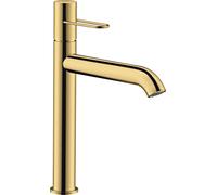 hansgrohe AXOR Uno Mitigeur monocommande de lavabo 190, béqu'ille, sans vidage escamotable, saillie 201mm, 38032990, 38032990, Colorazione: Ottica in oro lucido