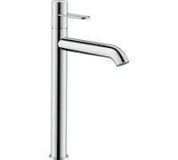 hansgrohe AXOR Uno Mitigeur monocommande de lavabo 250, béqu'ille, sans vidage escamotable, saillie 201mm, 38034330, 38034330, Colorazione: Cromo nero lucido