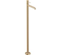 hansgrohe AXOR Uno Mitigeur monocommande de lavabo, béqu'ille, posé au sol, sans vidage escamotable, saillie 266mm, 38037140, 38037140, Colorazione: Bronzo spazzolato