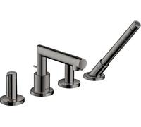 Hansgrohe AXOR Uno rubinetto bordo vasca a 4 fori, impugnatura a zero, scaric...