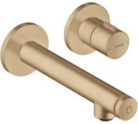 hansgrohe AXOR Uno Select Table de mixage encastrée, montage mural, saillie 158mm, 45112140, 45112140, Colorazione: Bronzo spazzolato