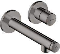 hansgrohe AXOR Uno Select Table de mixage encastrée, montage mural, saillie 158mm, 45112330, 45112330, Colorazione: Cromo nero lucido