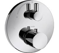 hansgrohe AXOR Uno² Thermostat AXOR Uno² encastré avec robinet d'arrßªt, 1 consommateur, 38700330, 38700330, Colorazione: Cromo nero lucido