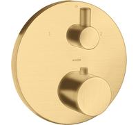 hansgrohe AXOR Uno² Thermostat AXOR Uno² encastré avec robinet d'arrßªt et inverseur, 2 consommateurs, 38720250, 38720250, Colorazione: Ottico oro spazzolato
