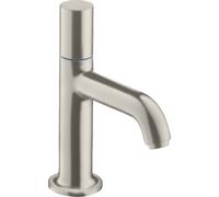hansgrohe AXOR Uno vanne verticale, sans garniture de vidage, raccordement eau froide, saillie 100mm, 38130800, 38130800, Colorazione: Ottica in acciaio inossidabile