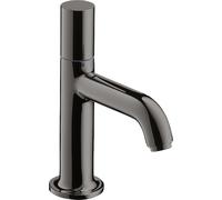 hansgrohe AXOR Uno vanne verticale, sans garniture de vidage, raccordement eau froide, saillie 100mm, 38130330, 38130330, Colorazione: Cromo nero lucido