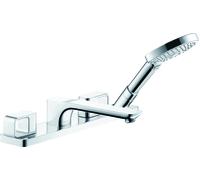 hansgrohe AXOR Urquiola 4 trous pour bordure carrelée, saillie 198mm, 11445800, 11445800, Colorazione: Ottica in acciaio inossidabile