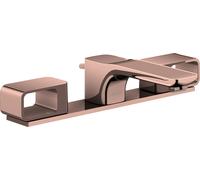 hansgrohe AXOR Urquiola Mélangeur lavabo 3 trous DN15 avec plaque, 11040300, 11040300, Colorazione: Oro rosso lucido
