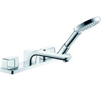 hansgrohe AXOR Urquiola rubinetto bordo vasca 4 fori, scarico 198 mm, 11443300,