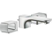 hansgrohe AXOR Urquiola rubinetto lavabo 3 fori DN15 con rosette, 11041140,