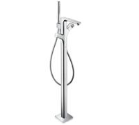 hansgrohe AXOR Urquiola Thermostat Thermostat bain douche DN15 sur pieds, 11422330, 11422330, Colorazione: Cromo nero lucido