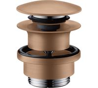 hansgrohe AXOR, vidage à poussoir, avec trou de trop-plein, 51300310, 51300310, Colorazione: Oro rosso spazzolato