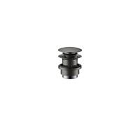 hansgrohe AXOR, vidage à poussoir, avec trou de trop-plein, 51300330, 51300330, Colorazione: Cromo nero lucido