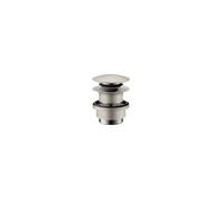 hansgrohe AXOR, vidage à poussoir, avec trou de trop-plein, 51300800, 51300800, Colorazione: aspetto in acciaio inox