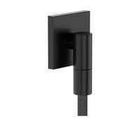 hansgrohe AXOR Wall outlet Fine Raccord mural carré, 36738340, 36738340, Colorazione: Cromo nero spazzolato