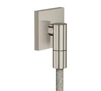 hansgrohe AXOR Wall outlet Fine Raccord mural carré, 36738800, 36738800, Colorazione: Ottica in acciaio inossidabile
