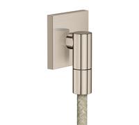 hansgrohe AXOR Wall outlet Fine Raccord mural carré, 36738820, 36738820, Colorazione: Nichel spazzolato