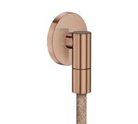 hansgrohe AXOR Wall outlet Fine Raccord mural rond, 36737310, 36737310, Colorazione: Oro rosso spazzolato