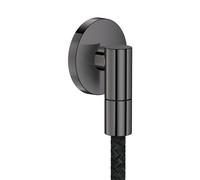 hansgrohe AXOR Wall outlet Fine Raccord mural rond, 36737330, 36737330, Colorazione: Cromo nero lucido