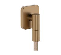 hansgrohe AXOR Wall outlet Fine raccord mural softsquare, 36739140, 36739140, Colorazione: Bronzo spazzolato