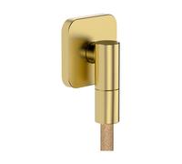 hansgrohe AXOR Wall outlet Fine raccord mural softsquare, 36739250, 36739250, Colorazione: Ottico oro spazzolato