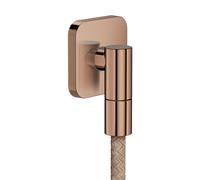 hansgrohe AXOR Wall outlet Fine raccord mural softsquare, 36739300, 36739300, Colorazione: Oro rosso lucido