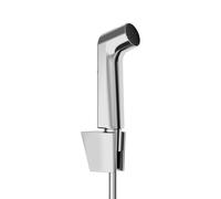 hansgrohe Bidette Douchette à main 1jet S EcoSmart avec support de douche Porter S et flexibles de douche 125cm, 29238000, 29238000, Colorazione: cromo