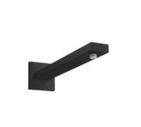 hansgrohe Braccio doccia quadrato, 38,9 cm, nero opaco