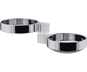 hansgrohe Cassetta D porte-savon, chromé, pour barre de douche D 25 mm, 28664000, 28664000