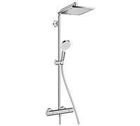 Hansgrohe Crometta - Set doccia E 240 Showerpipe con termostato, cromato 27271000
