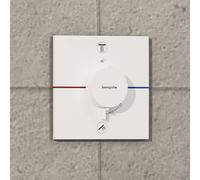 Hansgrohe Termostatico da incasso ShowerSelect Comfort E 2 utenze rosone quadrato Bianco opaco