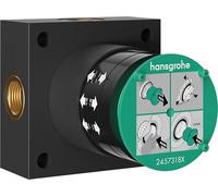 hansgrohe Corpo incasso per soffione doccia con 2 getti, adatto a determinati soffioni doccia hansgrohe con 2 tipi di getto, ad es. Raindance Alive, 24573180