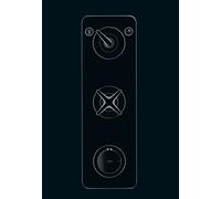hansgrohe Corps de base pour module thermostat encastré 38 x 12 pour 2 consommateurs, 36701180, 36701180