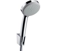 hansgrohe Croma 100 Kit porte-douche Vario avec flexible de douche 160 cm, chromé, 27594000, 27594000