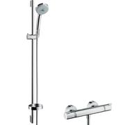 Hansgrohe Croma 100 sistema doccia da incasso Multi con termostato Ecostat Co...