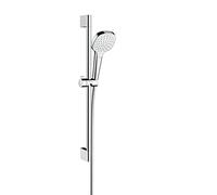 Hansgrohe Set doccia Croma Select E – 1 getto, asta 65 cm, bianco/cromo – 26584400