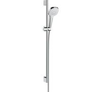 Set doccia Hansgrohe Croma Select E Vario EcoSmart con asta doccia 90 cm, 26593400, bianco/cromo