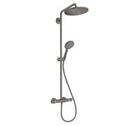 hansgrohe Croma Select S colonna doccia con termostatico, 26891340, Croma Select S nero cromato spazzolato [Rubinetteria Bagno > Colonne Doccia]
