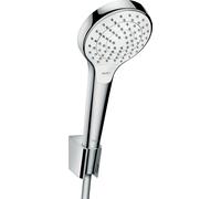 set portadoccia Croma Select S Vario con tubo doccia 160 cm, 26411400, bianco/cromo