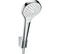 ensemble porte-douche Croma Select S Vario avec flexible de douche 125 cm, blanc/chrome, 26421400, 26421400