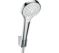 set portadoccia Croma Select S Vario con tubo doccia 160 cm, 26411400, bianco/cromo