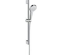 hansgrohe Croma Select S Ensemble de douche Vario avec barre de douche 65 cm, blanc/chrome, 26562400, 26562400